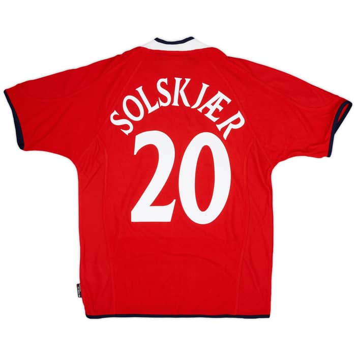 2000-02 Norway Home Shirt Solskjaer #20 (M)