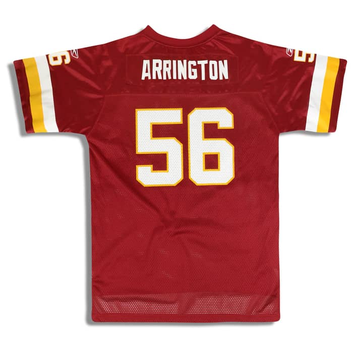 2005 Washington Redskins Arrington #56 Reebok On Field Jersey (Home) Y