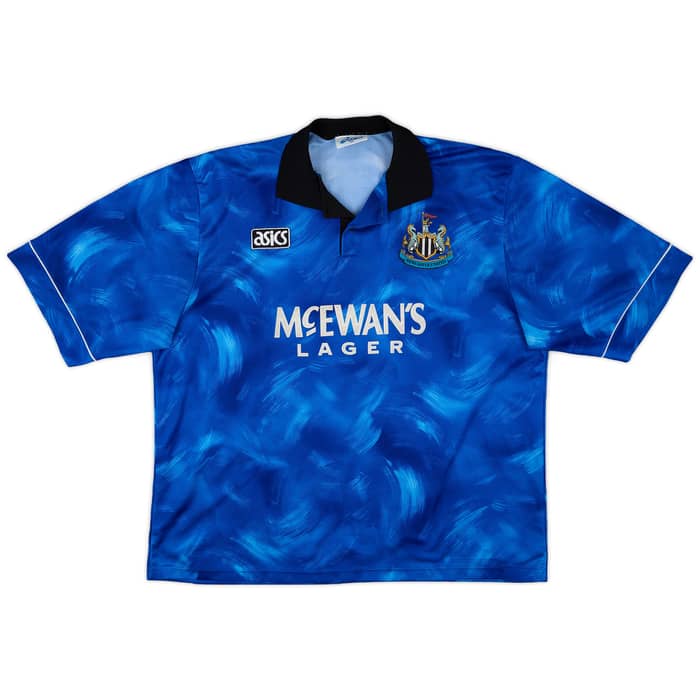 1993-95 Newcastle Away Shirt Albert #27 - 6/10 - (XXL)