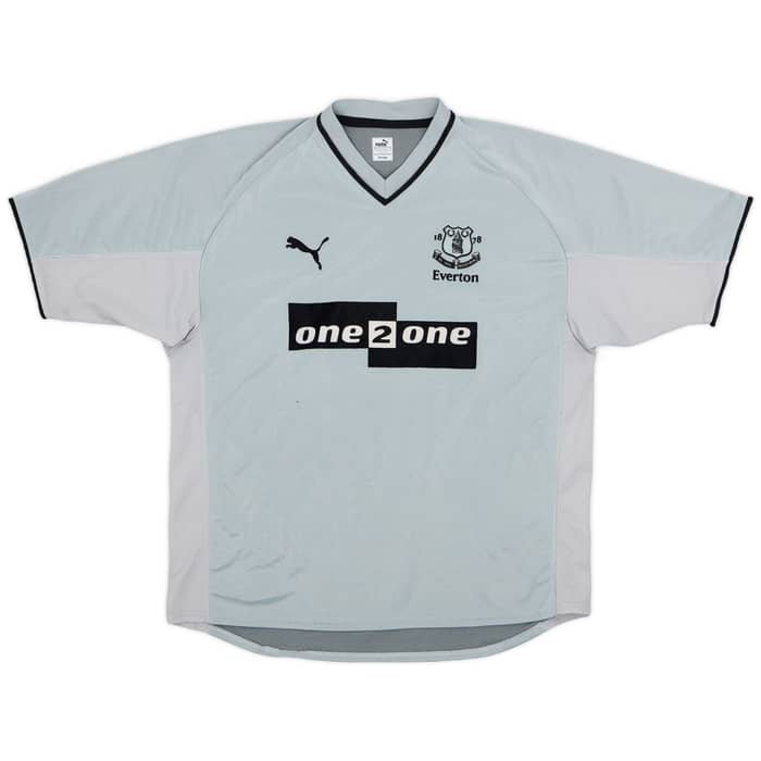 2001-02 Everton Away Shirt Gascoigne #18 - 6/10 - (L)