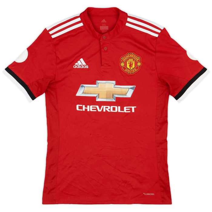 2017-18 Manchester United Home Shirt Pogba #6 - 5/10 - (XS)