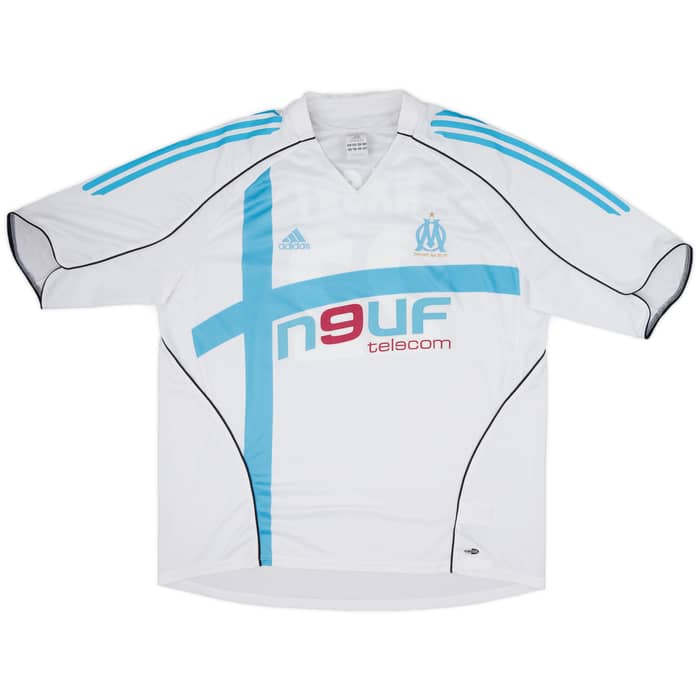 2005-06 Olympique Marseille Home Shirt Nasri #22 - 7/10 - (XXL)