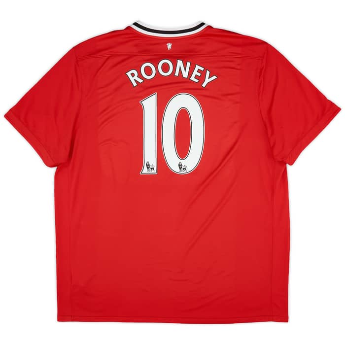 2011-12 Manchester United Home Shirt Rooney #10 - 7/10 - (3XL)