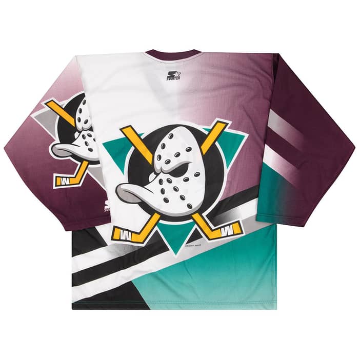 1990s Anaheim Ducks Starter Fanimation Jersey Y