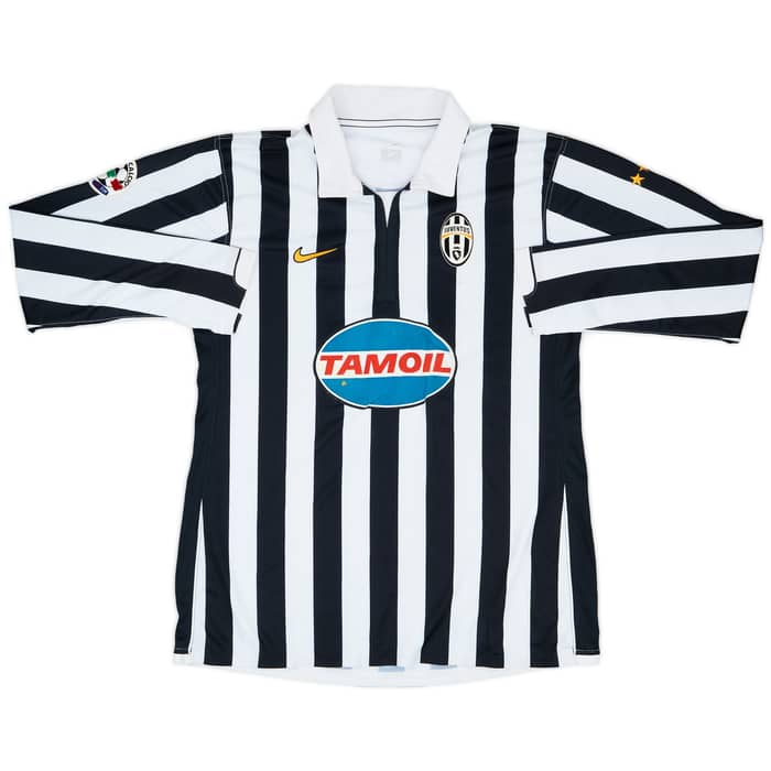 2006-07 Juventus Match Issue Signed Home L/S Shirt Trezeguet #17