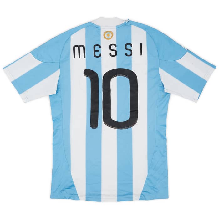2010-11 Argentina Home Shirt Messi #10 - 5/10 - (S)