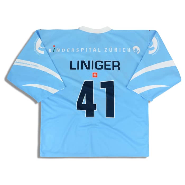 2010 Kloten Flyers Liniger #41 Ochsner Charity Jersey (Home) XL