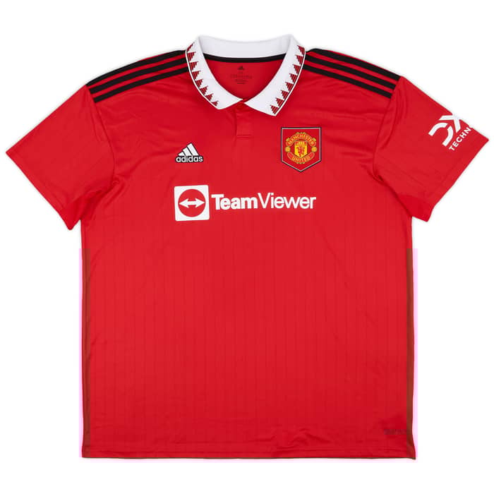 2022-23 Manchester United Home Shirt Ronaldo #7 - 8/10 - (XXL)