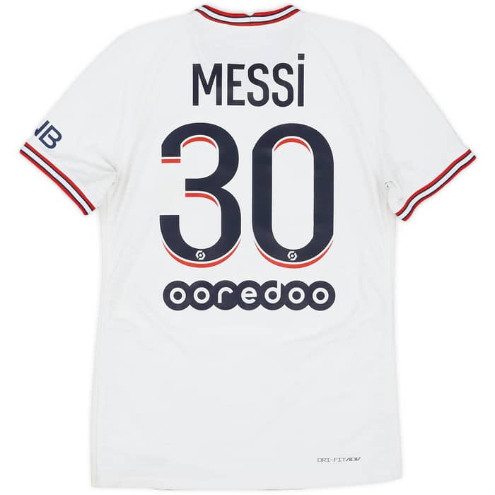 2021-22 Paris Saint-Germain Authentic Fourth Shirt Messi #30 - 7/10 - (S)