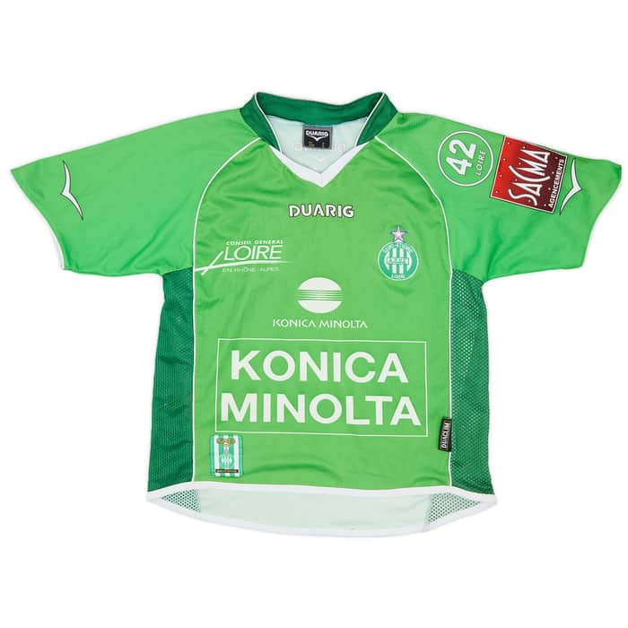2004-05 Saint Etienne Home Shirt Piquionne #9 - 7/10 - (S)