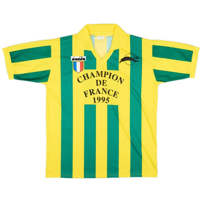 1994-95 Nantes "Champion De France 1995" Home Shirt - 9/10 - (XL)