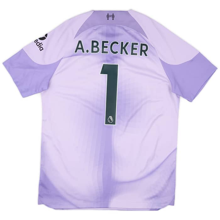 2022-23 Liverpool GK S/S Shirt A.Becker #1 - 9/10 - (M)