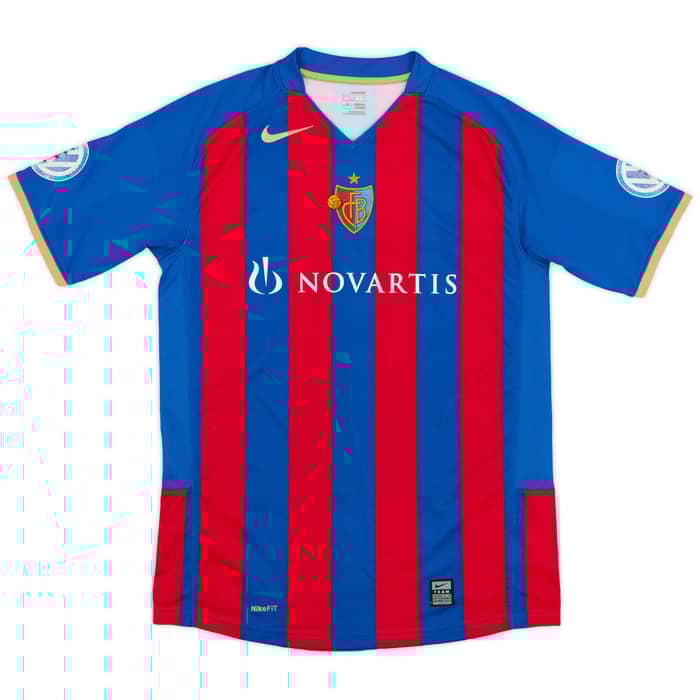 2008-09 FC Basel Home Shirt Stocker #14 - 5/10 - (XL.Boys)
