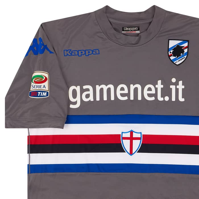 2013-14 Sampdoria Match Issue GK Shirt Da Costa #1