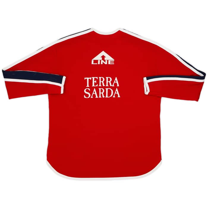 2003-04 Cagliari A-Line Training L/S Shirt - 7/10 - (XL)