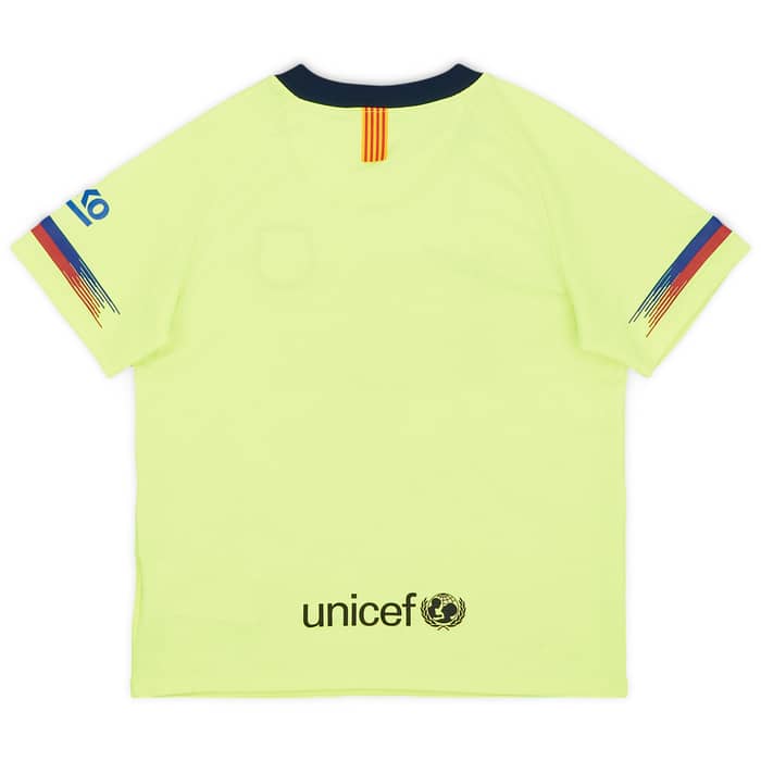 2018-19 Barcelona Away Shirt - 8/10 - (6-7 Years)