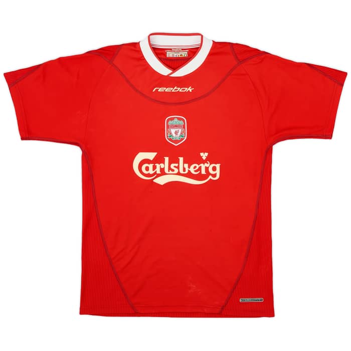 2002-04 Liverpool Home Shirt Gerrard #17 - 6/10 - (S)