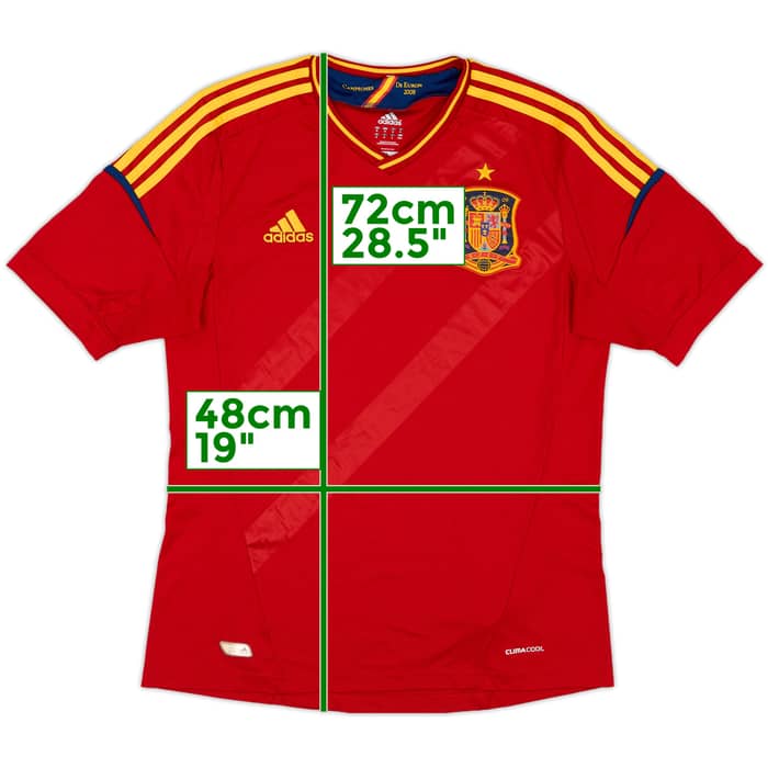 2011-12 Spain Home Shirt - 10/10 - (M)