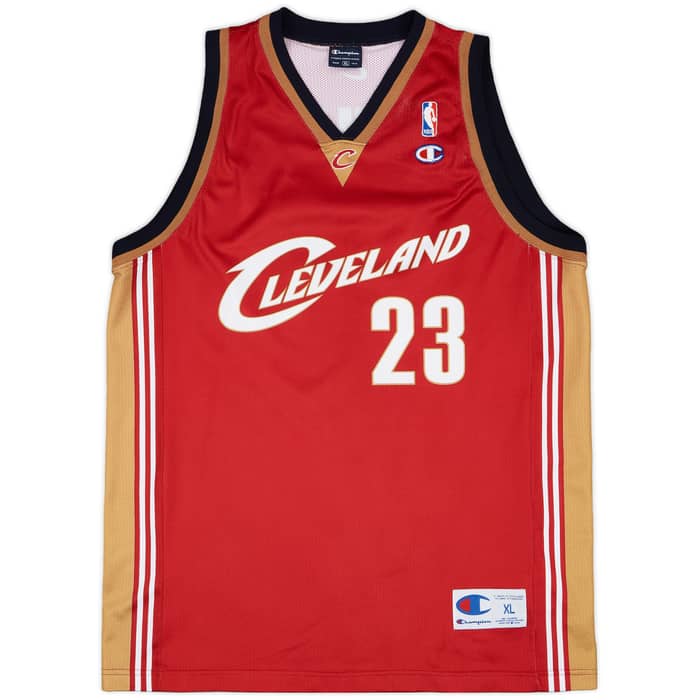 2003-10 Cleveland Cavaliers James #23 Champion Away Jersey - 9/10 - (XL)