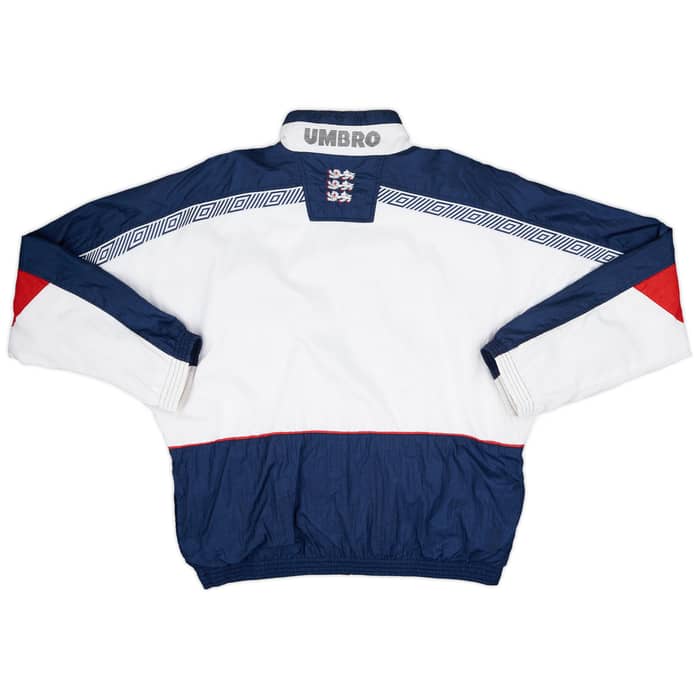 1990-92 England Umbro Track Jacket - 9/10 - (XXL)