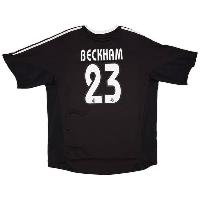 2004-05 Real Madrid Away Shirt Beckham #23 (XL)