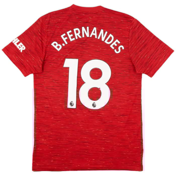 2020-21 Manchester United Home Shirt B.Fernandes #18 - 5/10 - (M)