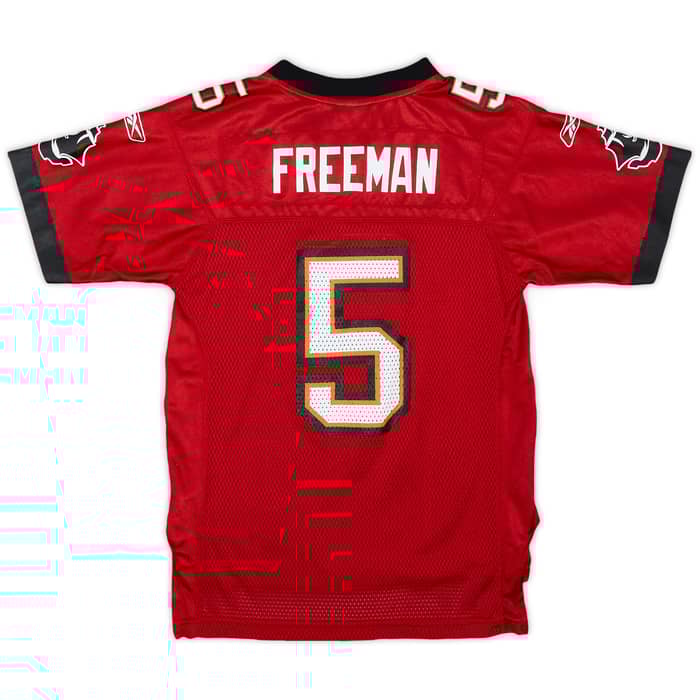 2009-11 Tampa Bay Buccaneers Freeman #5 Reebok On Field Home Jersey - 9/10 - (M.Boys)