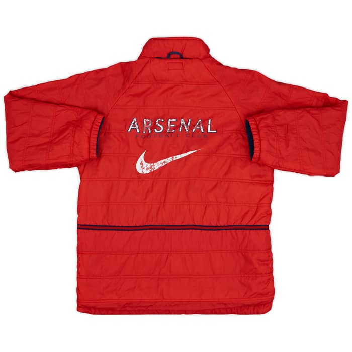 1998-99 Arsenal Nike Reversible Padded Bench Coat - 4/10 - (XL.Boys)