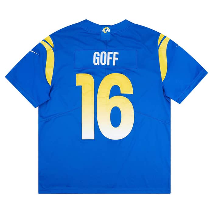 2020 LA Rams Goff #16 Nike Limited Jersey (Home) XXL