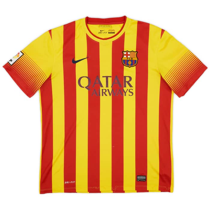 2013-15 Barcelona Away Shirt Messi #10 - 5/10 - (L)