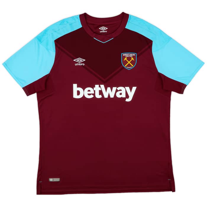 2017-18 West Ham Home Shirt Zabaleta #5 - 7/10 - (XXL)