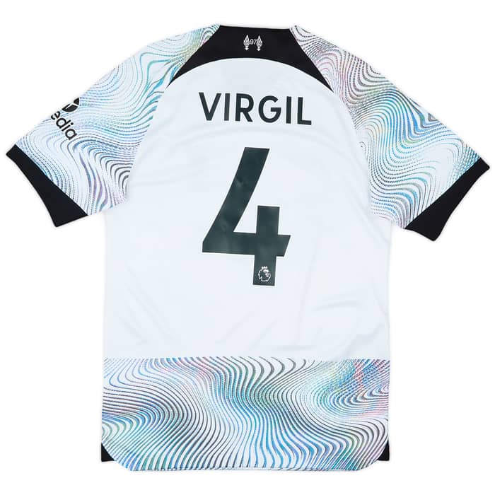 2022-23 Liverpool Away Shirt Virgil #4 - 10/10 - (S)