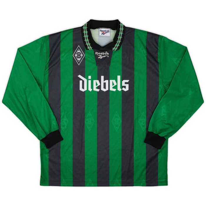 1995-96 Borussia Monchengladbach Away L/S Shirt - 8/10 - (XL)
