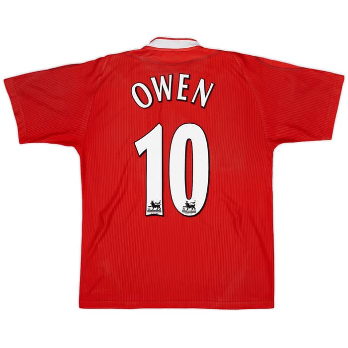 2002-04 Liverpool Home Shirt Owen #10 - 4/10 - (M)
