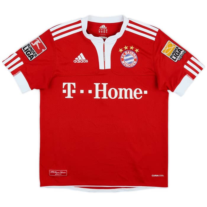 2009-10 Bayern Munich Home Shirt Ribery #17 - 7/10 - (L.Boys)