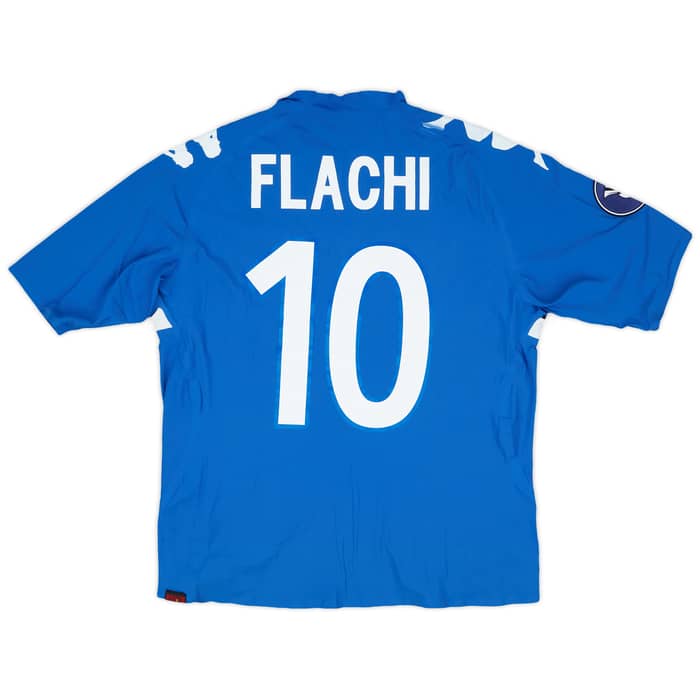 2005-06 Sampdoria Match Issue UEFA Cup Home Shirt Flachi #10