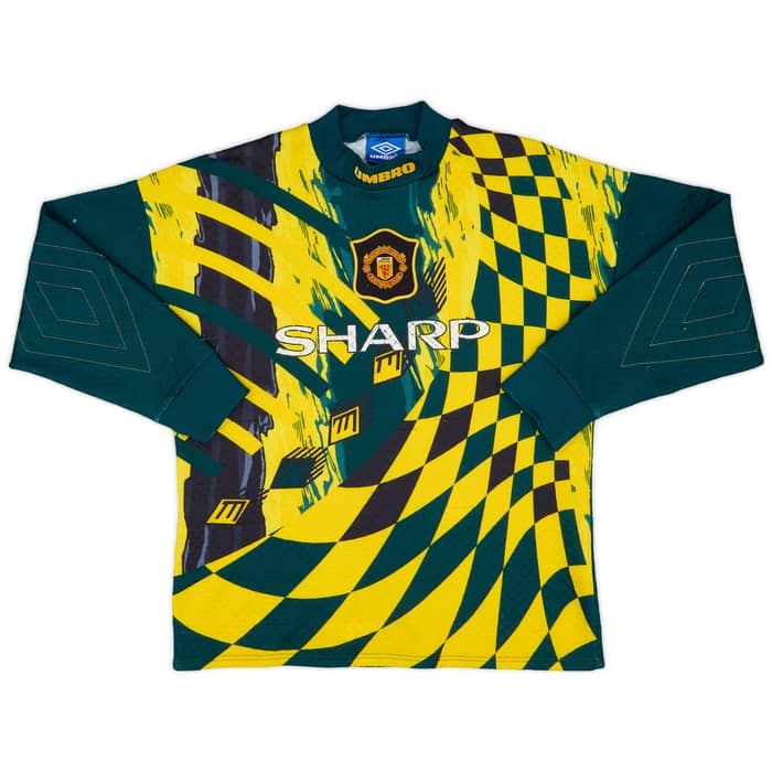 1994-97 Manchester United GK Shirt Schmeichel #1 - 5/10 - (M)