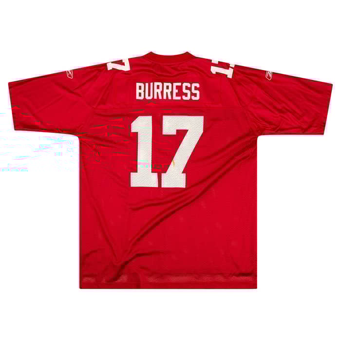 2005-06 New York Giants Burress #17 Reebok On Field Jersey (Alternate) XXL