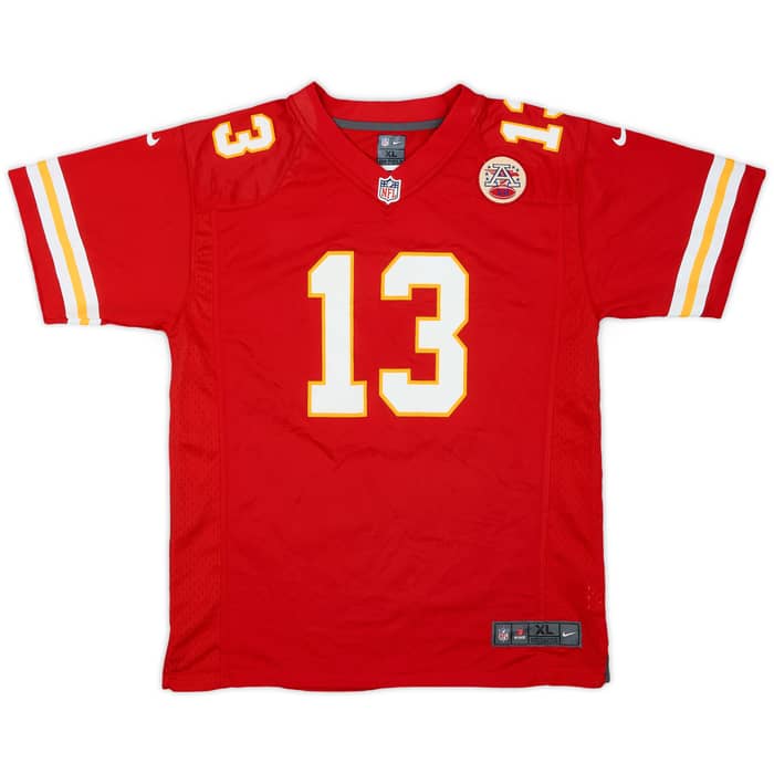 2014-18 Kansas City Chiefs Thomas #13 Nike Game Home Jersey - 7/10 - (XL.Boys)