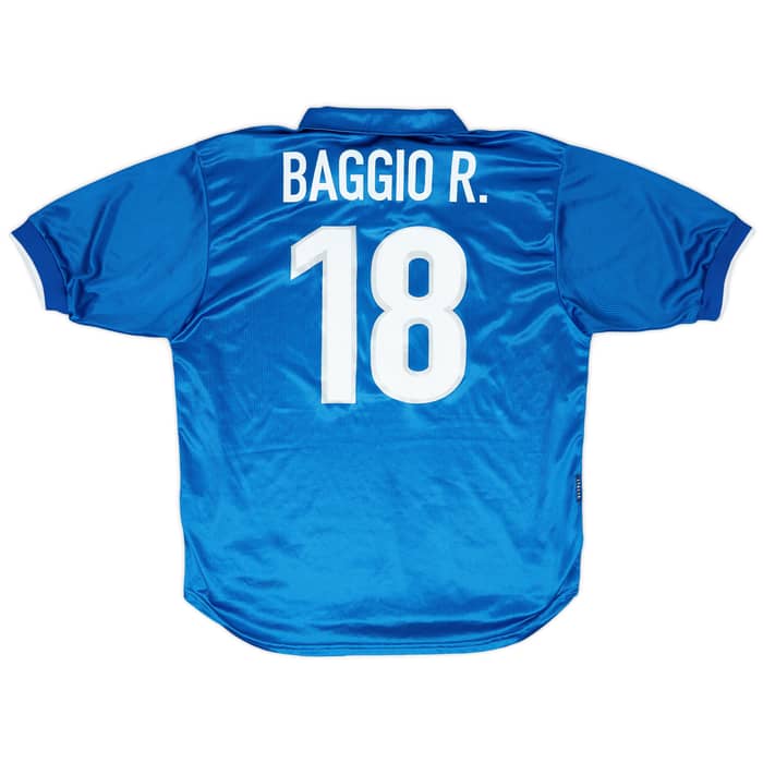 1997-98 Italy Home Shirt Baggio R. #18 - 6/10 - (L)