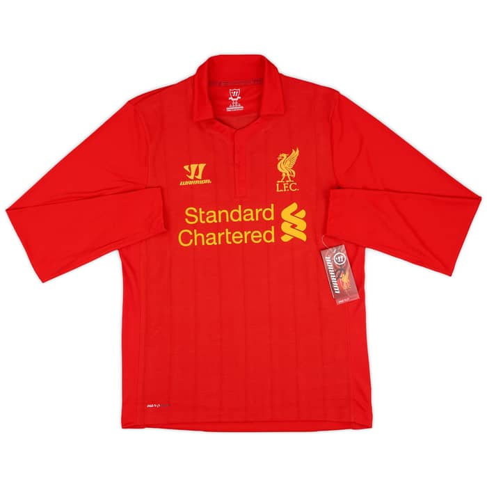 2012-13 Liverpool Home L/S Shirt Suarez #7 (S)