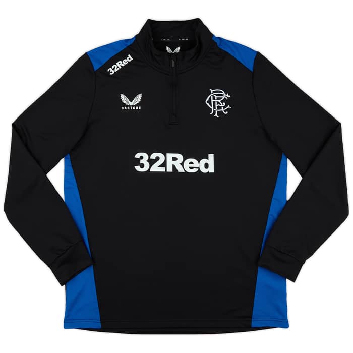 2023-24 Rangers Player Issue 1/4 Zip Training Top - 7/10