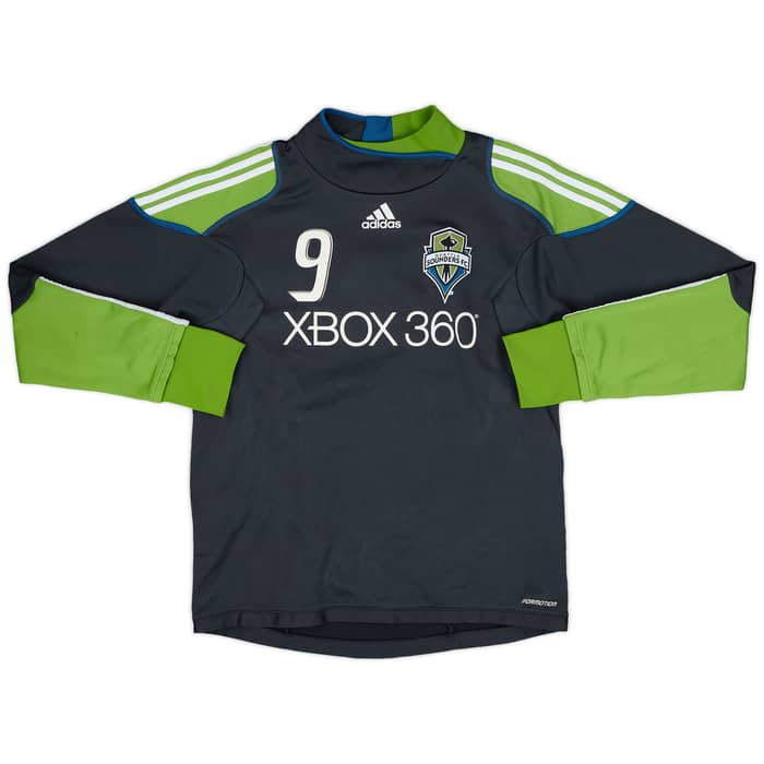 2009-10 Seattle Sounders adidas Player Issue Sweat Top #9 - 9/10 - (M)
