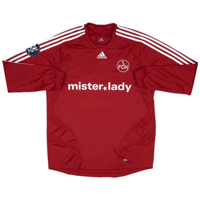 2007-08 Nurnberg Match Issue Home L/S Shirt Saenko #13