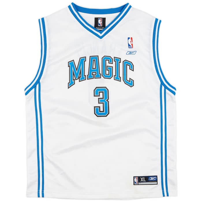 2004-06 Orlando Magic Francis #3 Reebok Home Jersey - 7/10 - (XL.Boys)