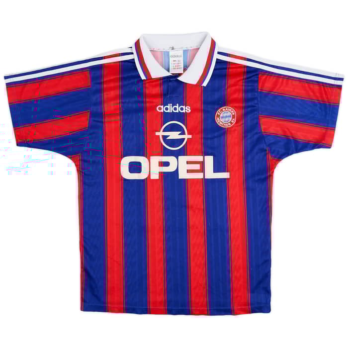 1995-97 Bayern Munich Home Shirt Matthaus #10 - 6/10 - (S)