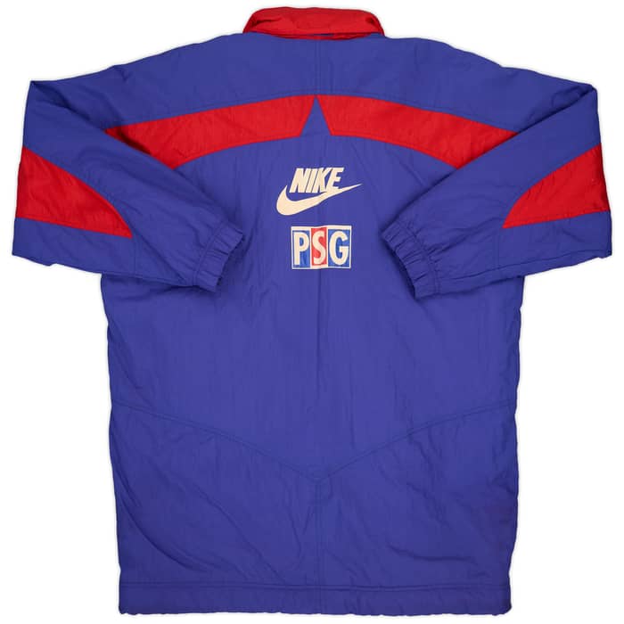 1995-96 Paris Saint-Germain Nike Padded Bench Coat - 9/10 - (L)