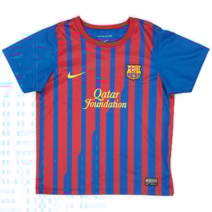2011-12 Barcelona Home Shirt - 10/10 - (S.Boys)