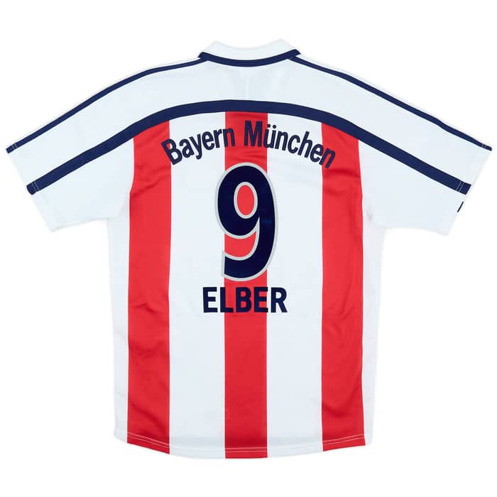 2000-01 Bayern Munich Away Shirt Elber #9 - 6/10 - (S)