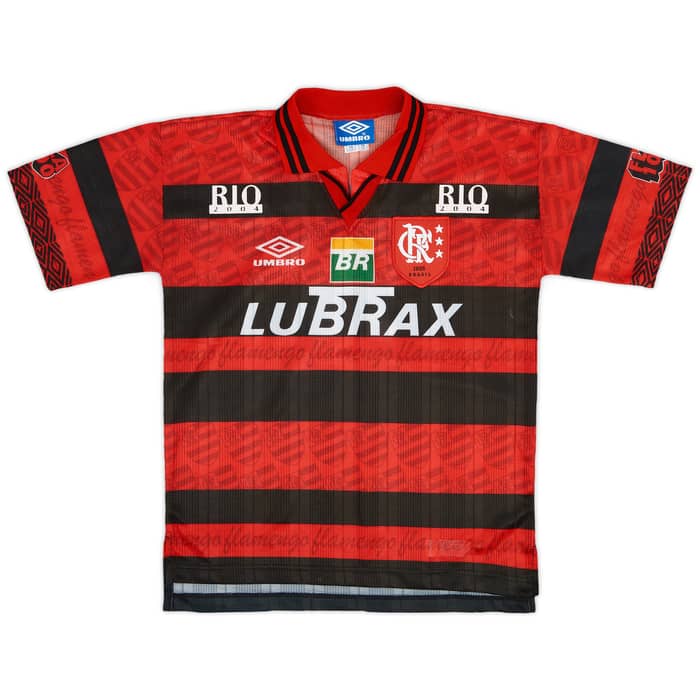 1995-96 Flamengo Centenary Home Shirt #11 - 9/10 - (S.Boys)